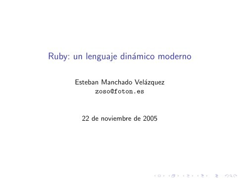 Imágen de pdf Ruby: un lenguaje dinámico moderno