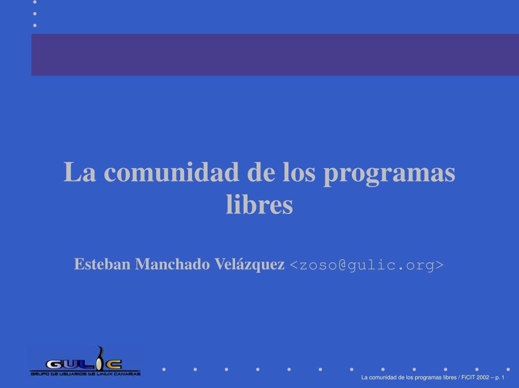 Imágen de pdf software libre - La comunidad de los programas libres