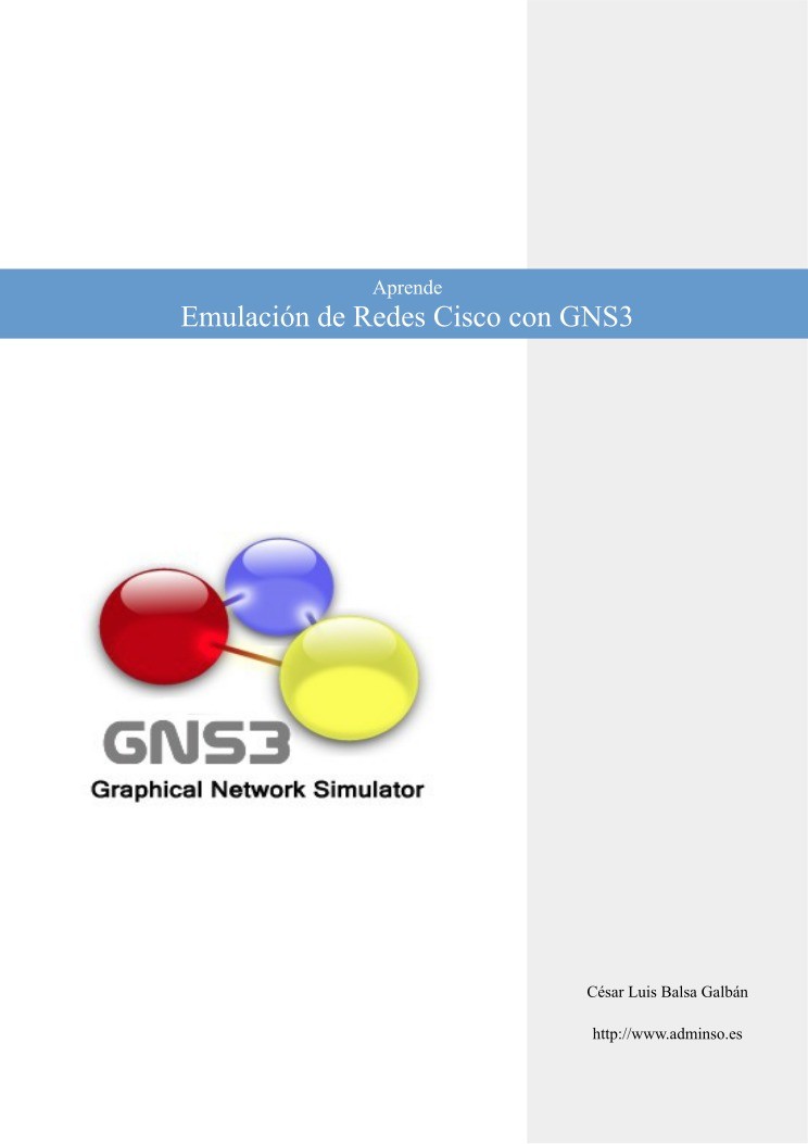 Imágen de pdf Emulación de Redes Cisco con GNS3