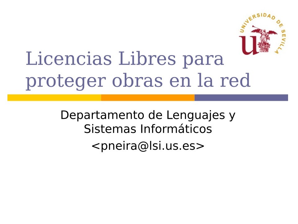 Imágen de pdf Licencias Libres para proteger obras en la red