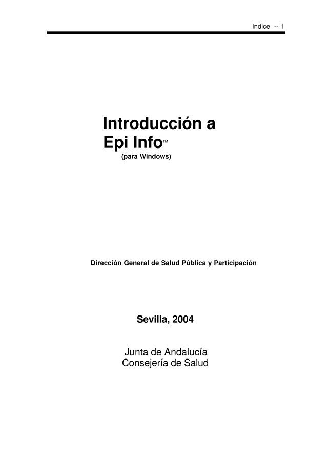 Imágen de pdf Introducción a EpiInfo v3 Windows Edición 2