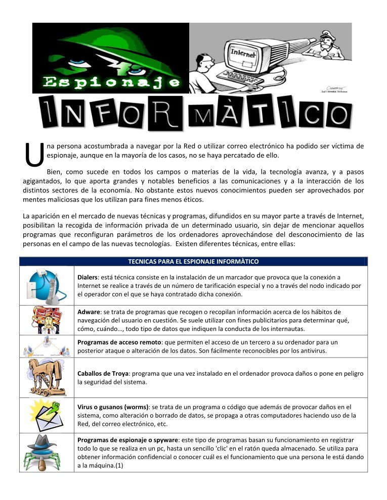 Imágen de pdf Espionaje Informatico