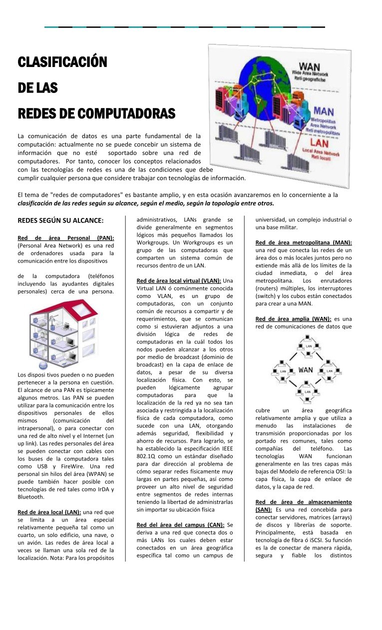 Imágen de pdf CLASIFICACIÓN DE LAS REDES DE COMPUTADORAS