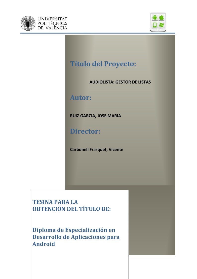 Imágen de pdf Tesis: Ruiz Garcia - AUDIOLISTA: GESTOR DE LISTAS