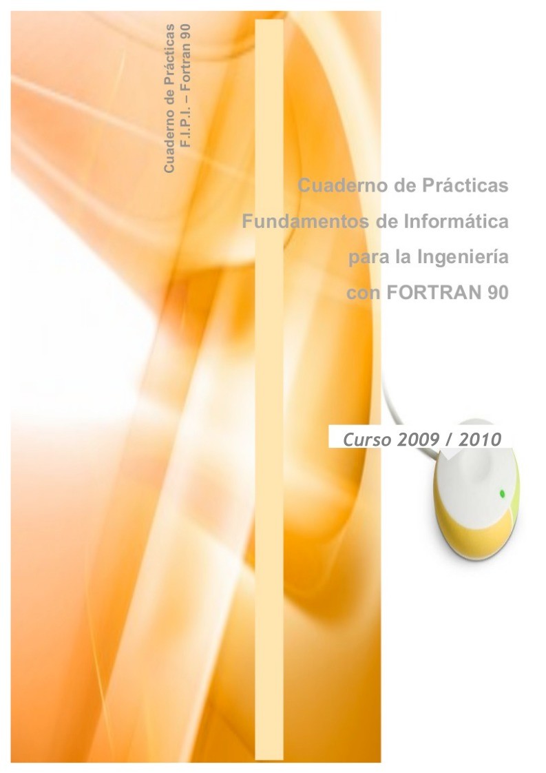 Imágen de pdf Cuaderno de Prácticas - fundamentos de Informática para la ingeniería con Fortran 90
