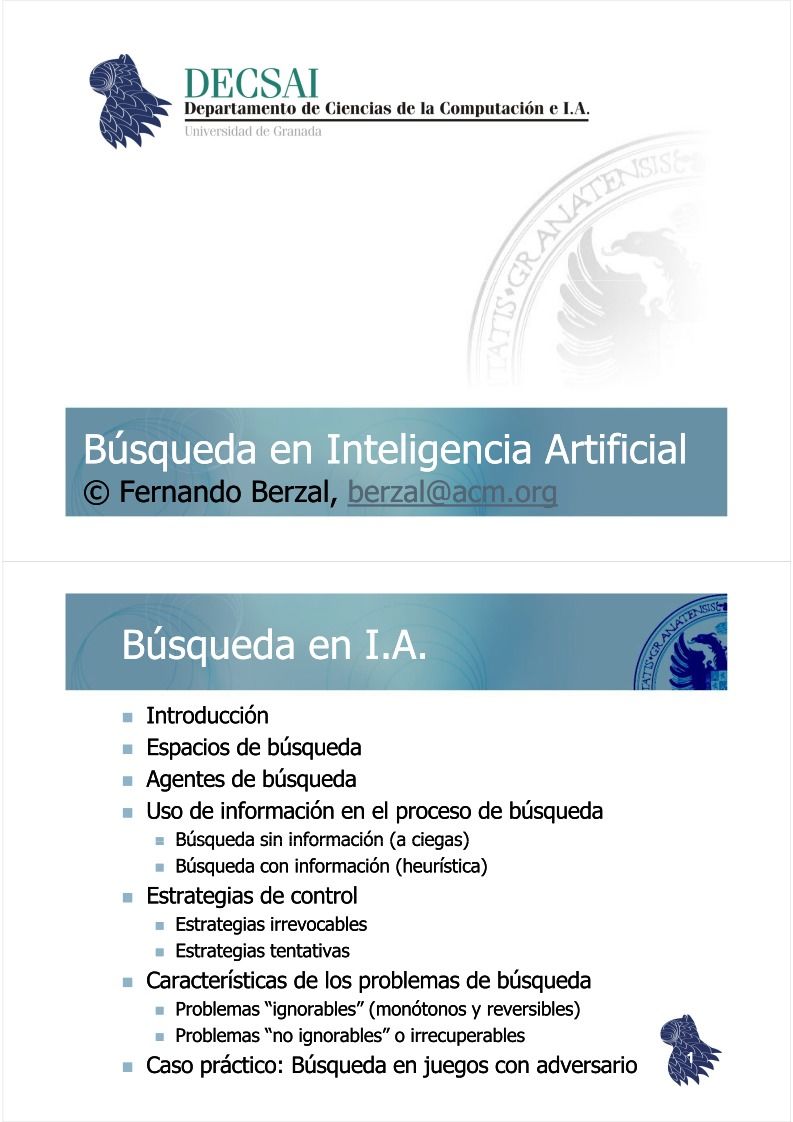 Imágen de pdf Búsqueda en Inteligencia Artificial