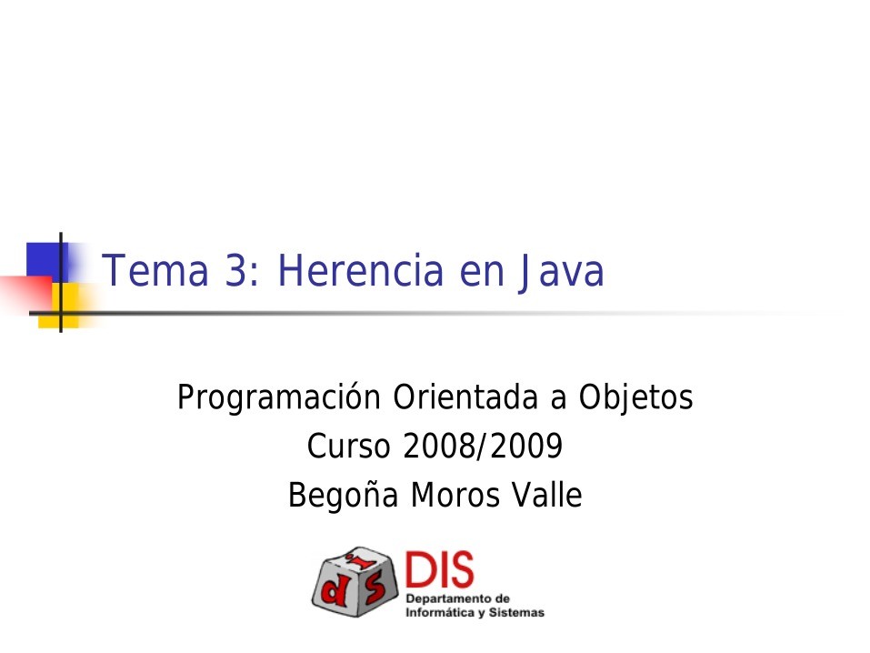 Imágen de pdf Tema 3: Herencia en Java