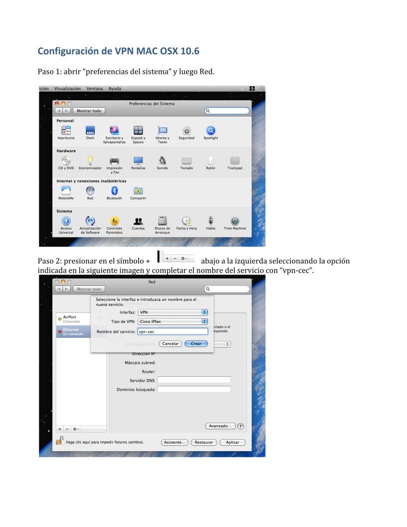 Imágen de pdf Configuración de VPN MAC OSX 10.6