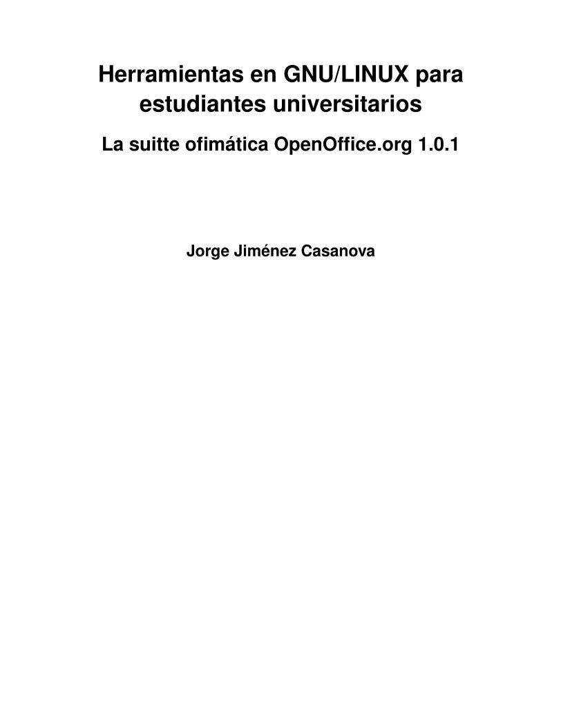 Imágen de pdf Herramientas en GNU/LINUX para estudiantes universitarios - La suitte ofimática OpenOffice.org 1.0.1