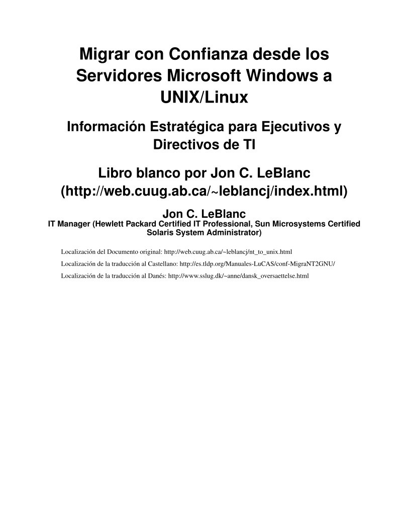 Imágen de pdf Migrar con Confianza desde los Servidores Microsoft Windows a UNIX/Linux
