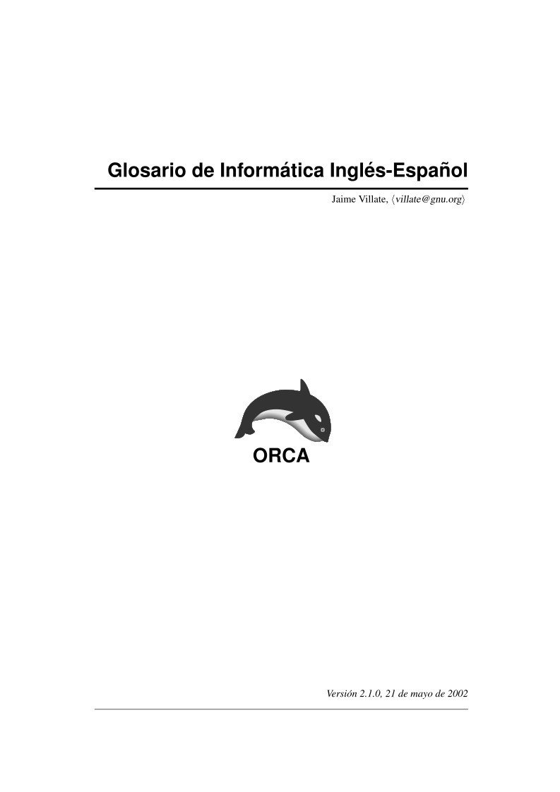 Imágen de pdf Glosario de Informática Inglés-Español