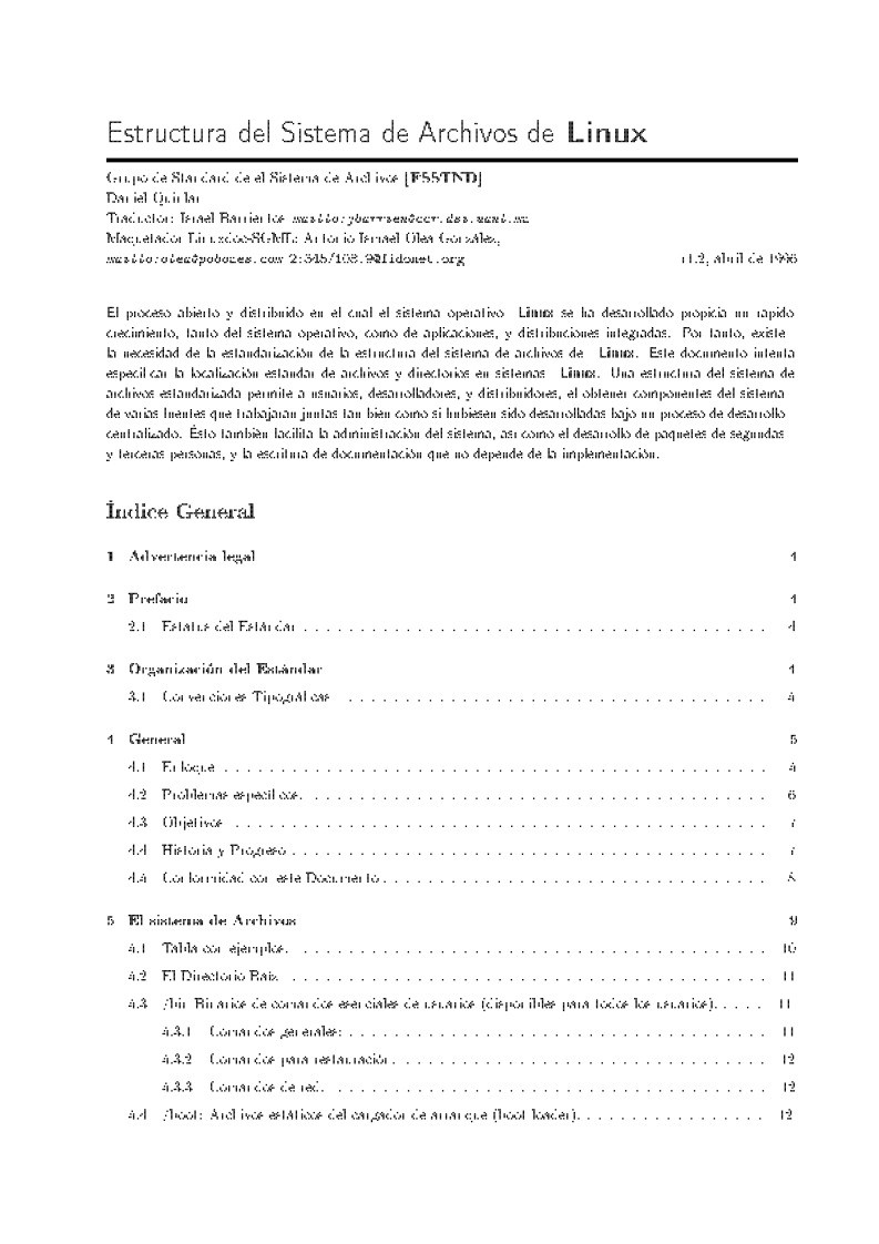 Imágen de pdf Estructura del Sistema de Archivos de Linux