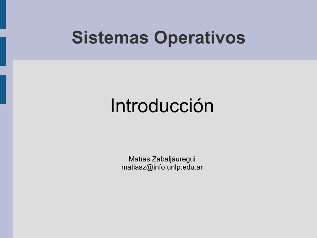 Imágen de pdf Sistemas Operativos - Introducción