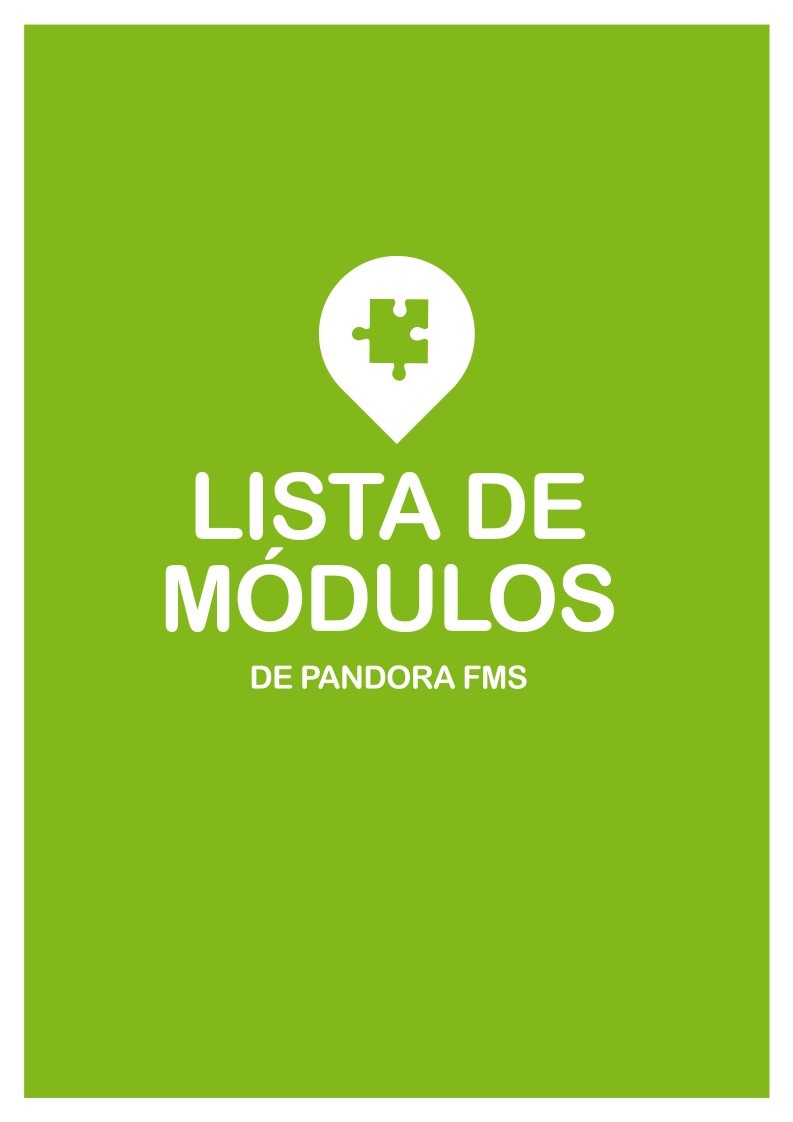 Imágen de pdf lista de modulos Pandora FES