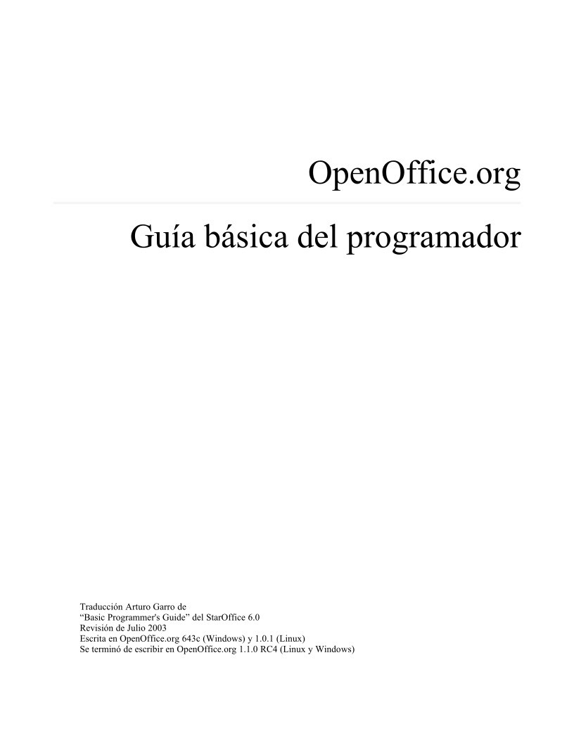 Imágen de pdf OpenOffice.org Guía básica del programador