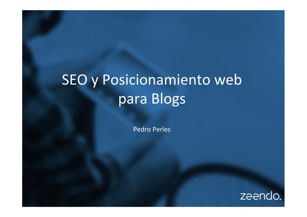 Imágen de pdf SEO y Posicionamiento web para Blogs