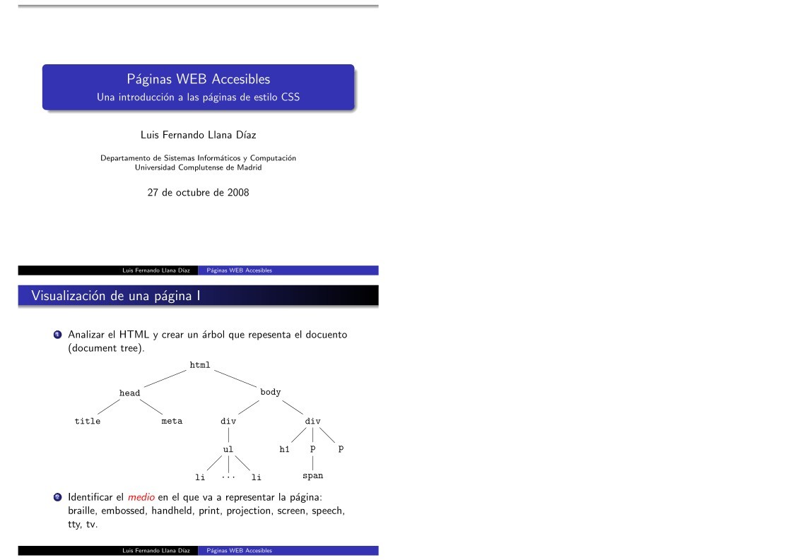 Imágen de pdf Páginas WEB Accesibles - Una introducción a las páginas de estilo CSS