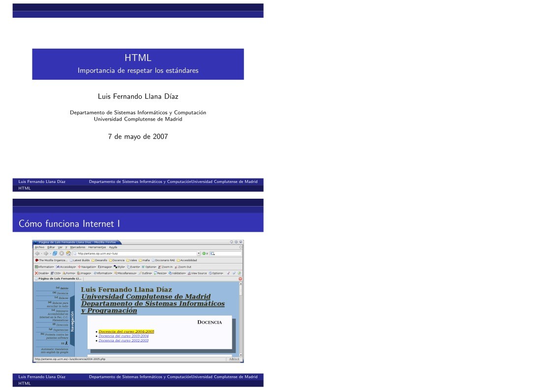 Imágen de pdf HTML Importancia de respetar los estándares