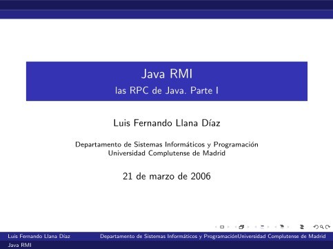 Imágen de pdf Java RMI - las RPC de Java. Parte I