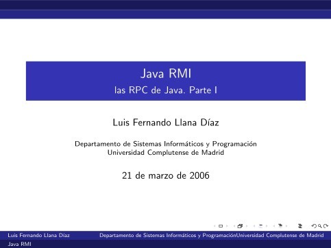 Imágen de pdf Java RMI - las RPC de Java. Parte I