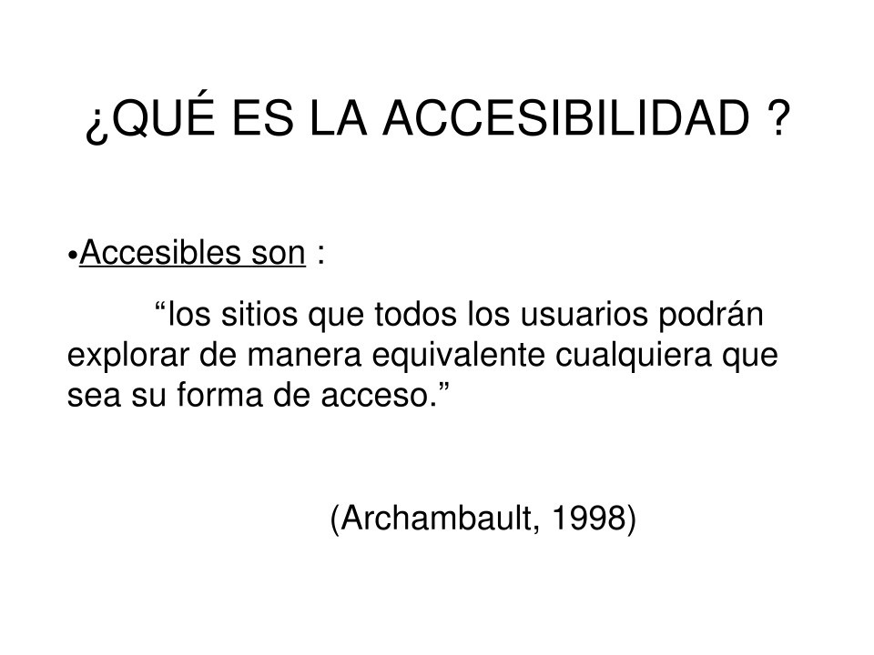 datos ángulo Alergia PDF de programación - QUÉ ES LA ACCESIBILIDAD?