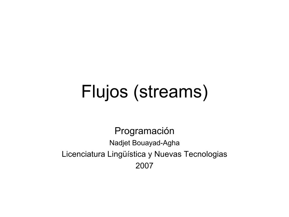 Imágen de pdf Flujos (streams)