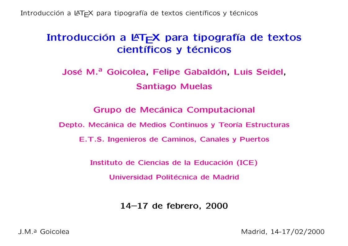 Imágen de pdf Introducción a LaTeX para tipografía de textos científicos y técnicos