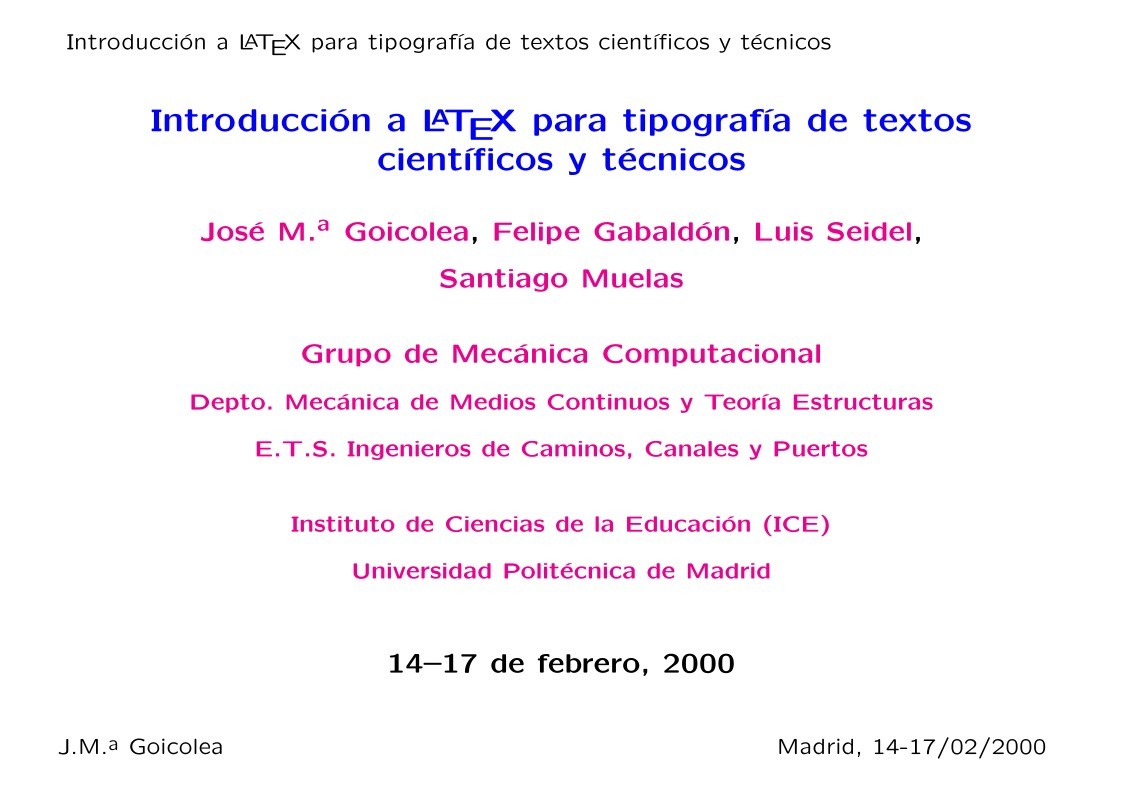 Imágen de pdf Introducción a LaTeX para tipografía de textos científicos y técnicos