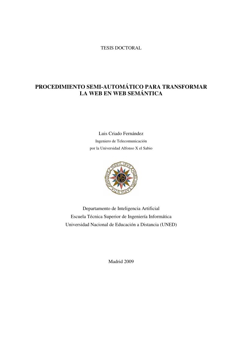 Imágen de pdf PROCEDIMIENTO SEMI-AUTOMÁTICO PARA TRANSFORMAR LA WEB EN WEB SEMÁNTICA