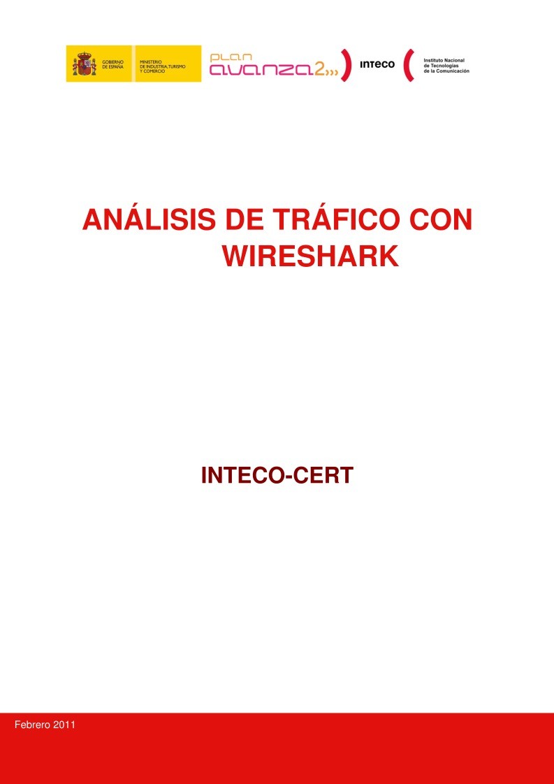 Imágen de pdf Análisis de tráfico con Wireshark