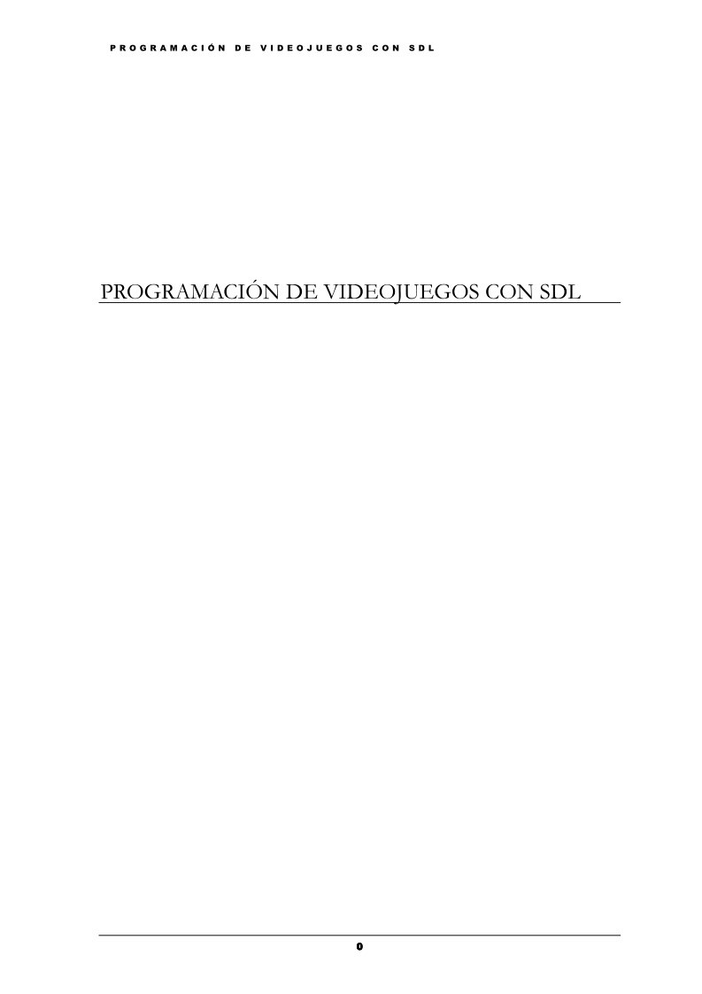 Imágen de pdf Programación de videojuegos con SDL