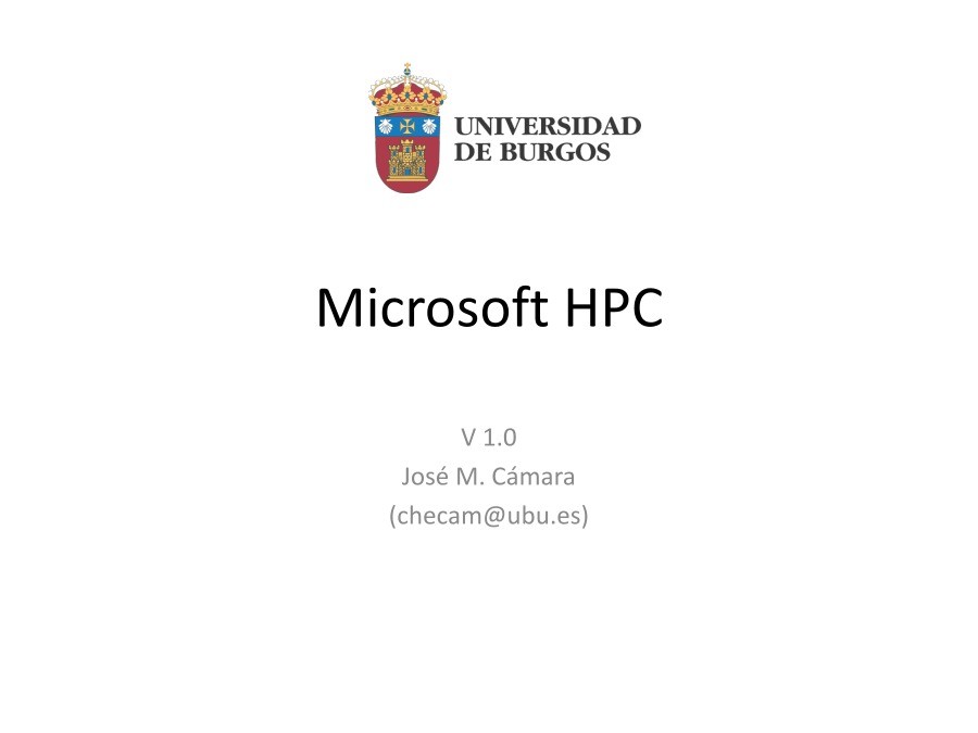 Imágen de pdf Microsoft HPC