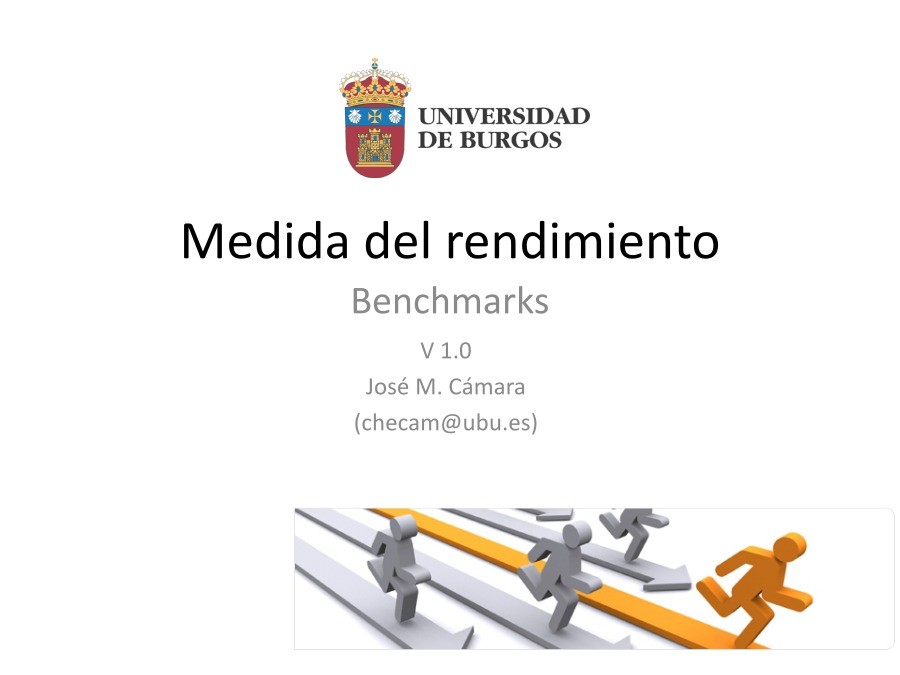 Imágen de pdf Medida del rendimiento - Benchmarks