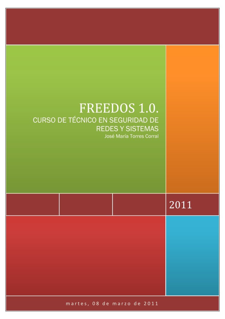Imágen de pdf FREEDOS 1.0. CURSO DE TÉCNICO EN SEGURIDAD DE REDES Y SISTEMAS
