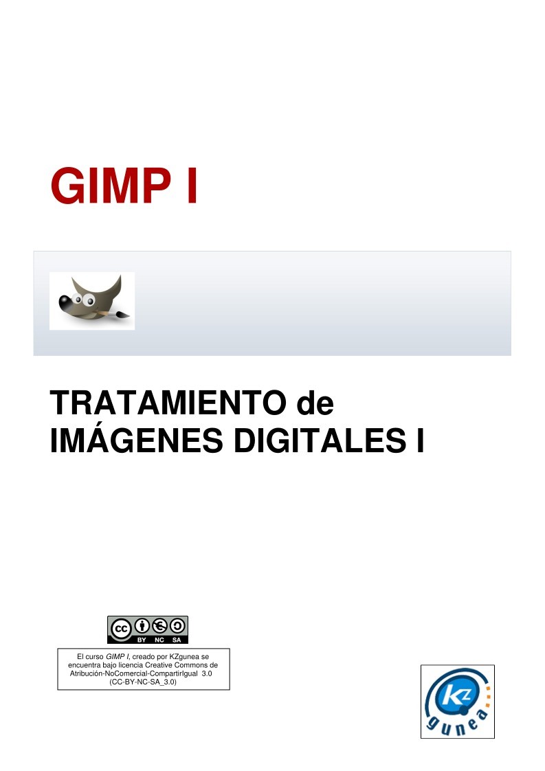 Imágen de pdf GIMP I TRATAMIENTO de IMÁGENES DIGITALES