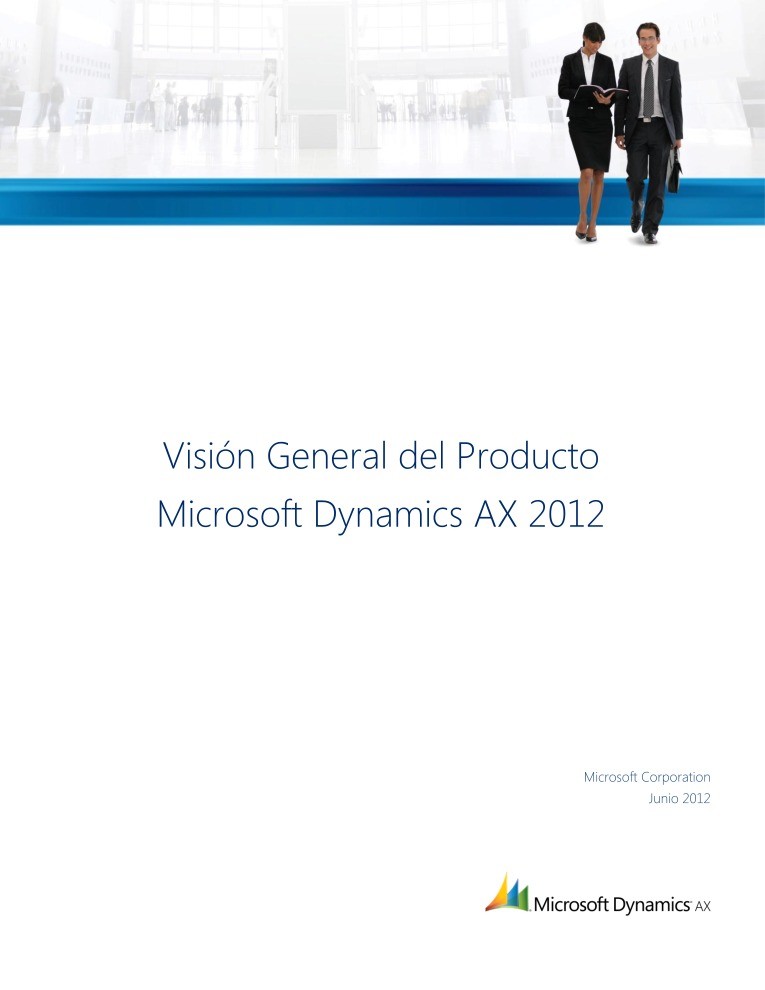 Imágen de pdf Visión General del Producto Microsoft Dynamics AX 2012