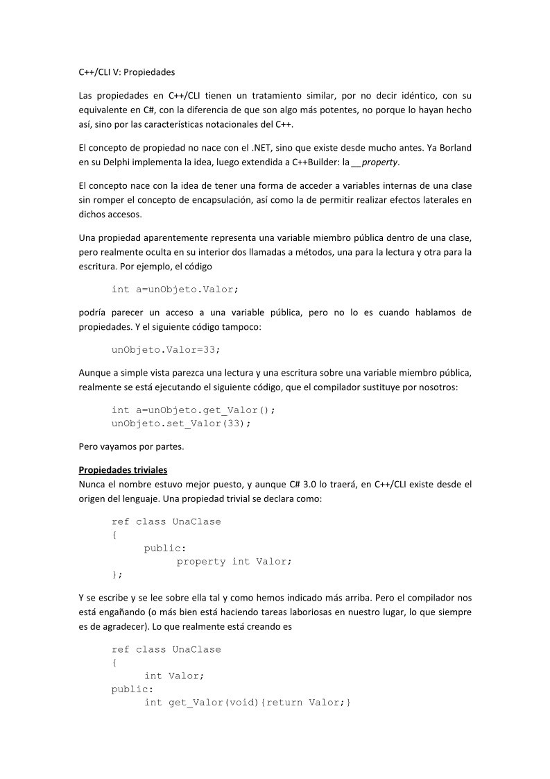 Imágen de pdf C++/CLI V: Propiedades