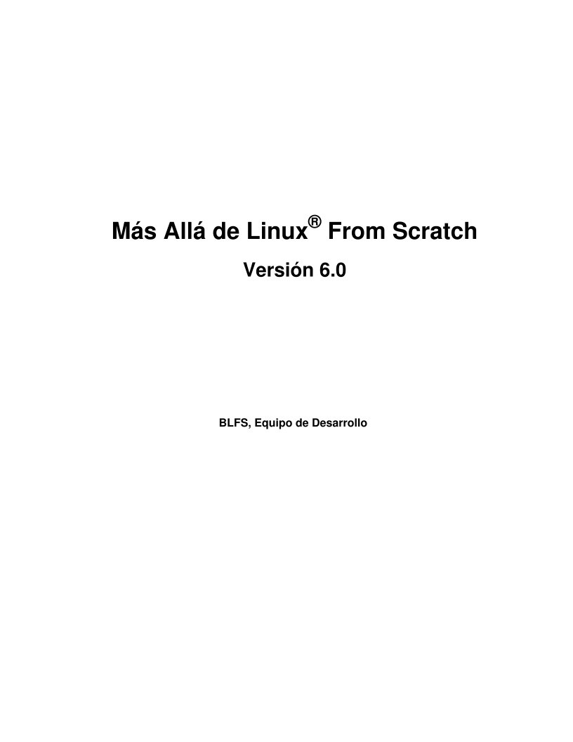Imágen de pdf Más Allá de Linux® From Scratch Versión 6.0