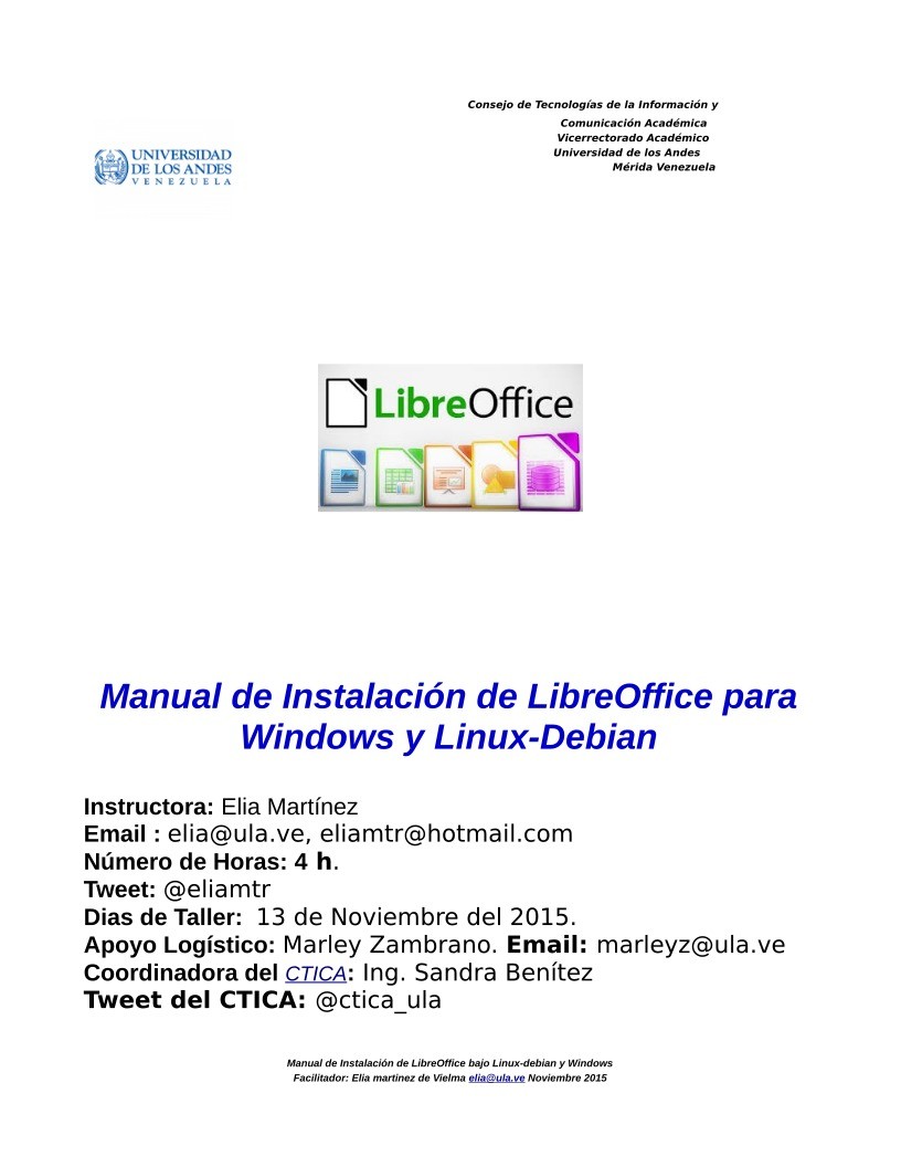 Imágen de pdf Manual de instalación de LibreOffice bajo Windows y Linux-Debian