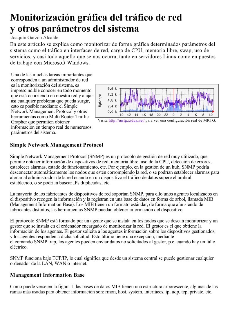 Imágen de pdf Monitorización gráfica del tráfico de red y otros parámetros del sistema