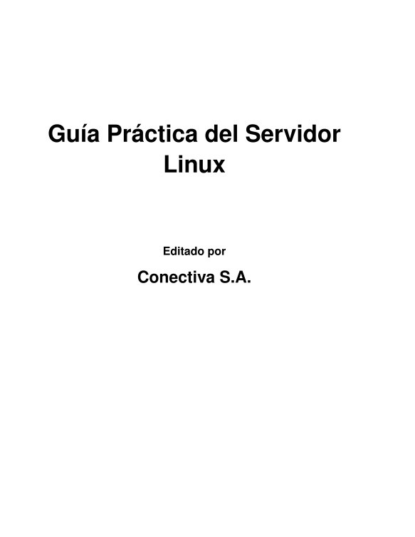 Imágen de pdf Guía Práctica del Servidor Linux