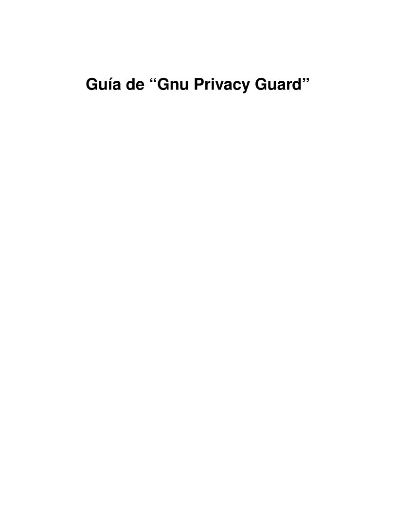 Imágen de pdf Guía de “Gnu Privacy Guard”