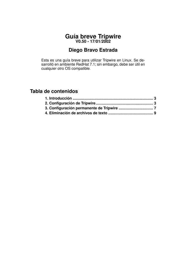 Imágen de pdf Guia breve tripwire