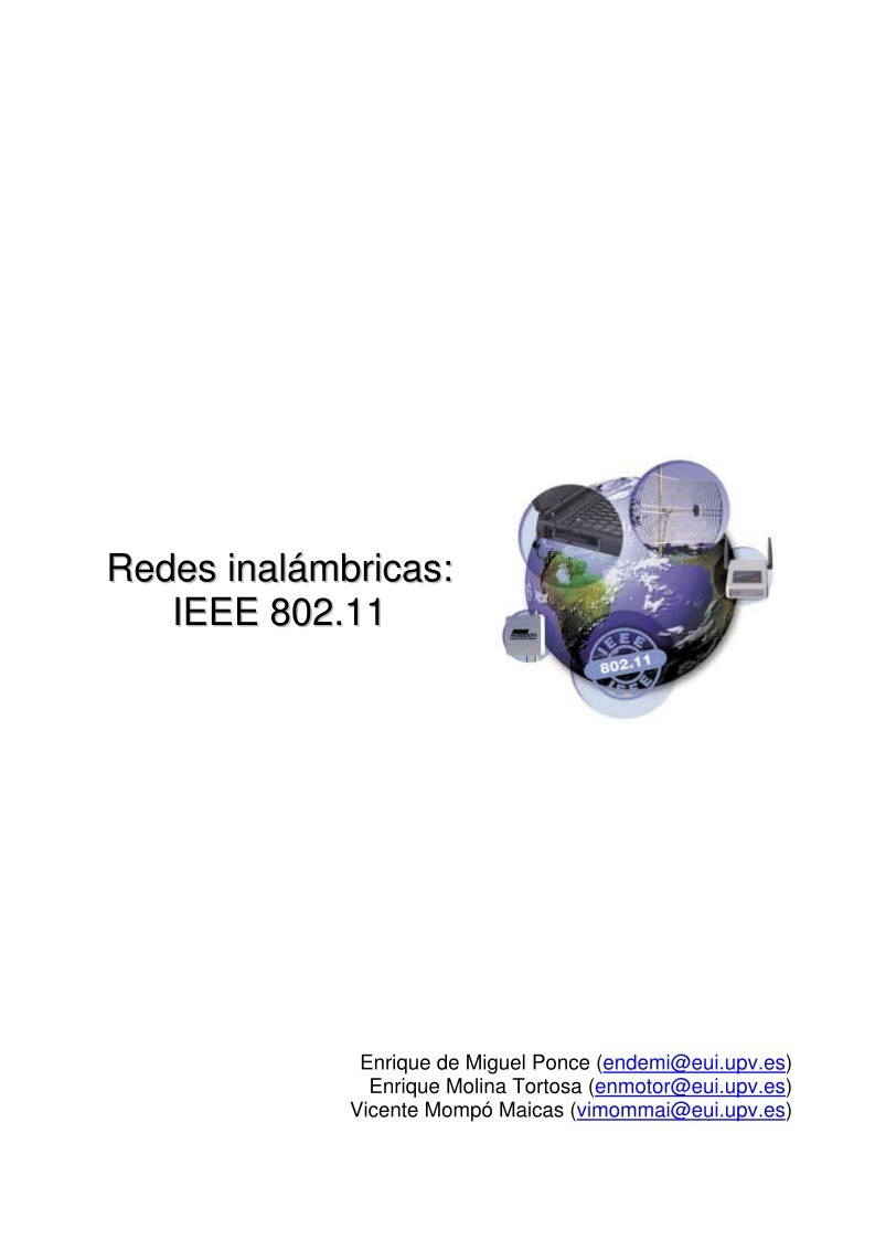 Imágen de pdf manual redes inalambricas IEEE 802.11