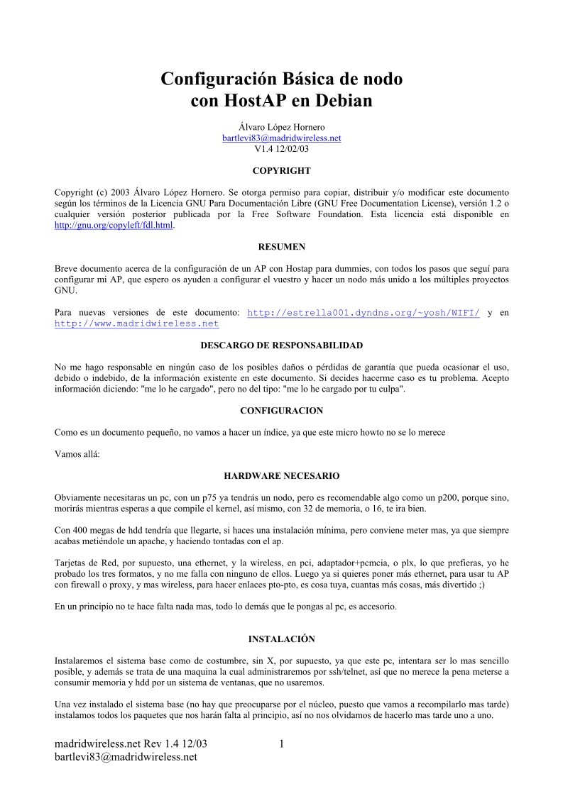 Imágen de pdf Configuración Básica de nodo con HostAP en Debian