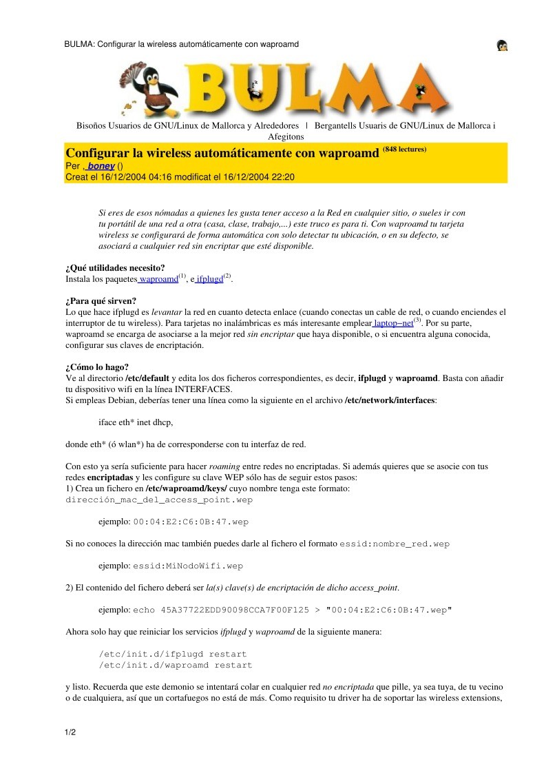 Imágen de pdf BULMA: Configurar la wireless automáticamente con waproamd