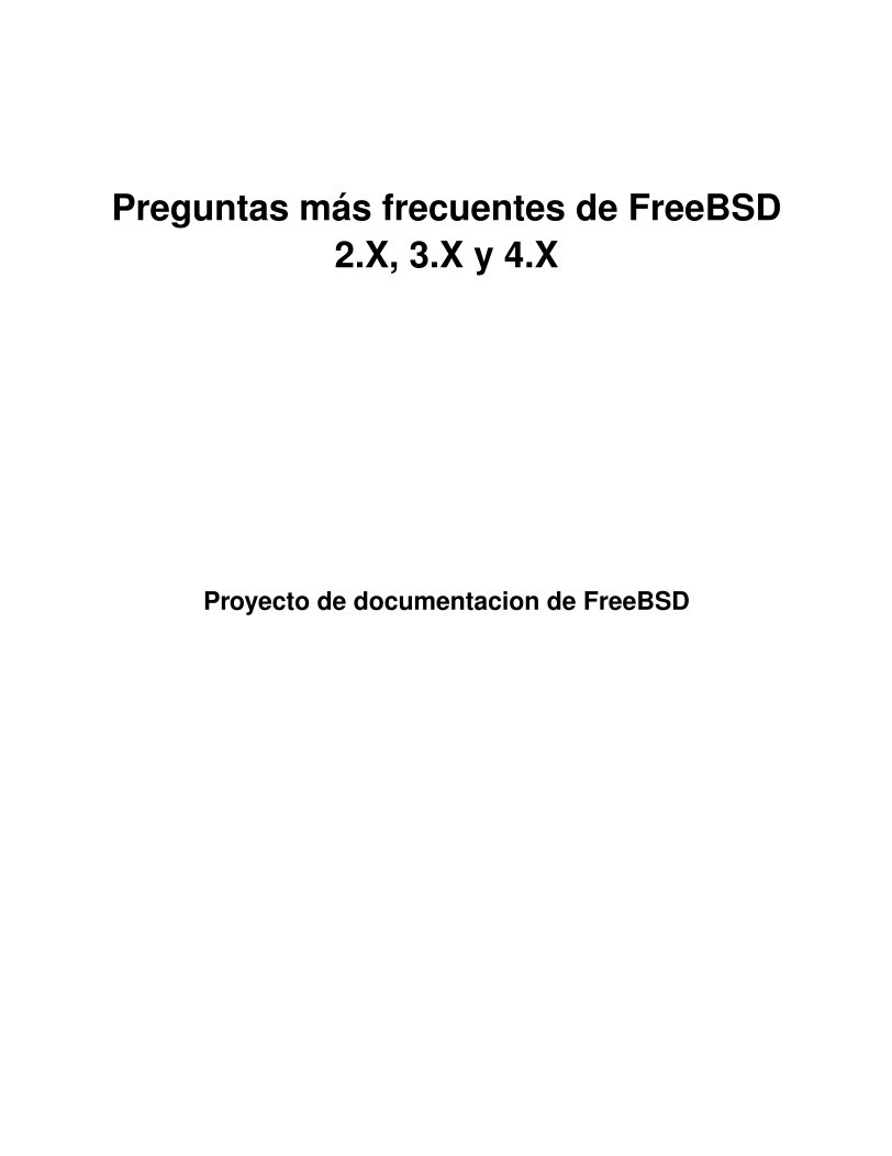Imágen de pdf Preguntas más frecuentes de FreeBSD 2.X, 3.X y 4.X