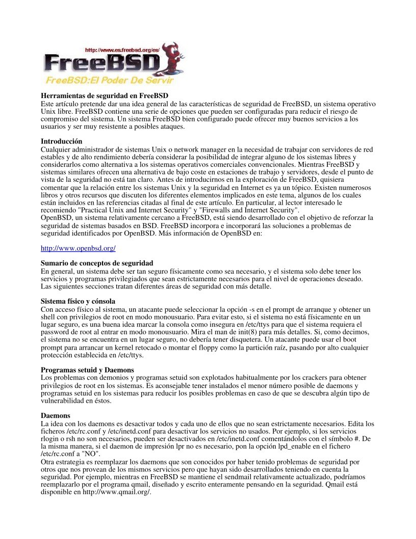 Imágen de pdf Herramientas de seguridad en FreeBSD