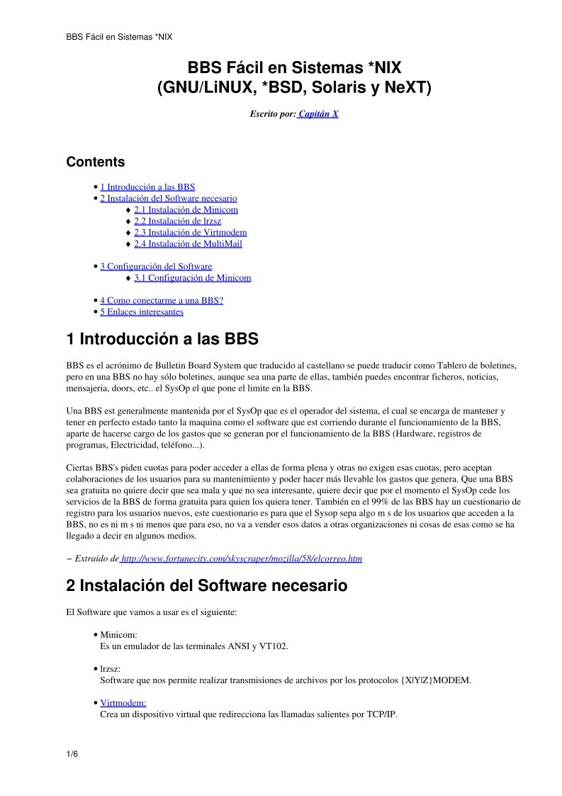 Imágen de pdf BBS Fácil en Sistemas *NIX