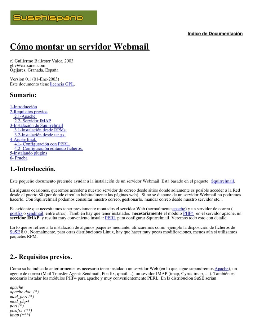 Imágen de pdf Cómo montar un servidor Webmail